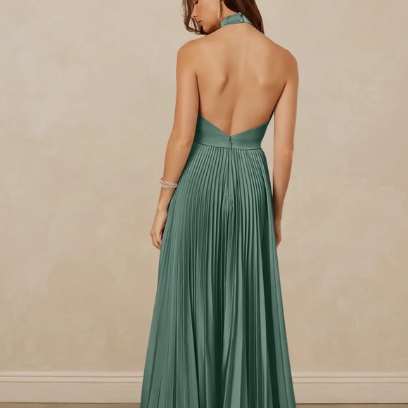 NEW Azazie Christian Siriano Bridal for Azazie 1007 Eucalyptus Dress Size 4 - Picture 2 of 6